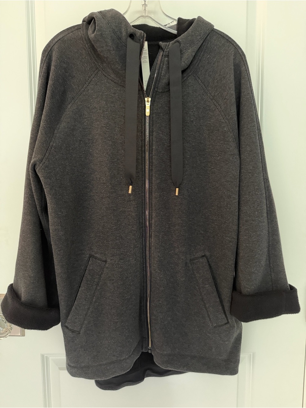 LuluLemon Charcoal Zip-Up Hoodie